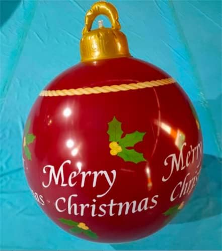 Божиќ украсени Божиќ украсени Божиќни надуени украсени, 23,6 инчи гигантска гигантска гигантска надувување Божиќна пумпа, украси за дрвја,