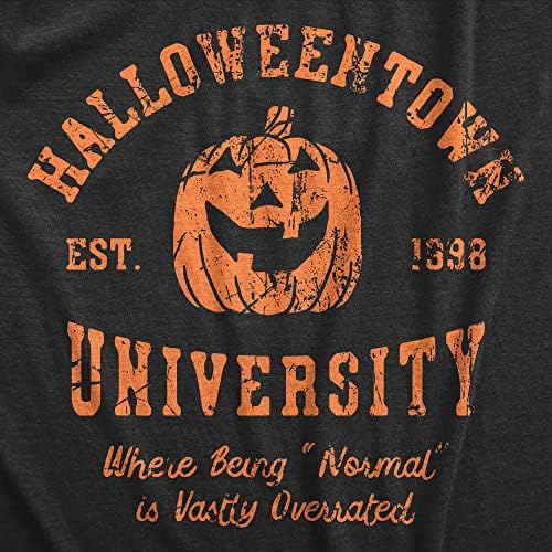 Универзитетска маичка за женски Halloweentown, смешна забава за Ноќта на вештерките