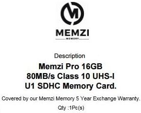 MEMZI PRO 16gb Класа 10 80MB / s Sdhc Мемориска Картичка За Panasonic Lumix Dc-Gh Серија Дигитални Камери