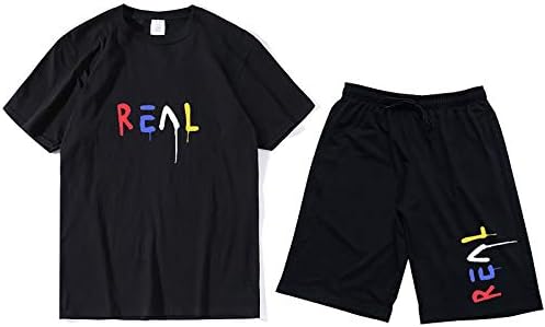 Облека за мажјаци за мажи Xiloccer 2021 лето 2 парчиња обична активна облека со кратки ракави кошула и шорцеви кошули на плажа