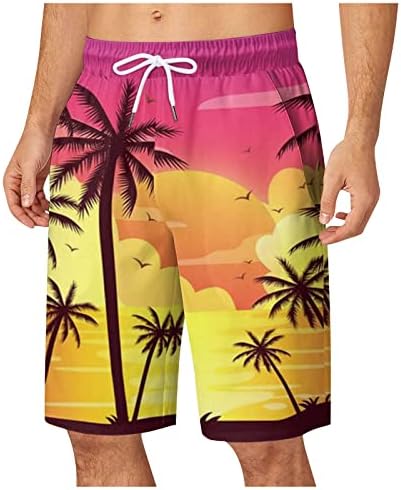 Пливање стебла мажи, машки шорцеви летен одмор хавајски обични лесни машки шорцеви кои се мачат за мастички шорцеви мода со мода со
