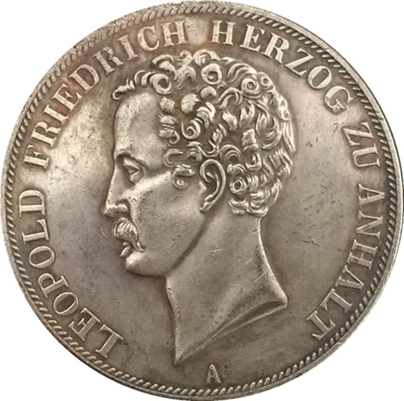 1839 германски Монети Бакарни Сребрени Антички Монети Монети Ракотворби Колекција дува