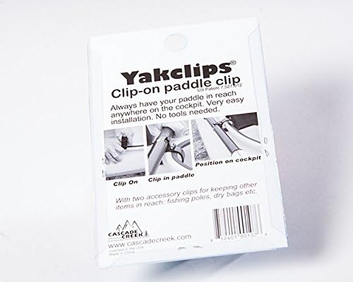 Yakclips патентиран клип -на -отстранлив држач за лопатка на кајак, удобни додатоци за кајак за безбедно лопатка, клип за кајак,
