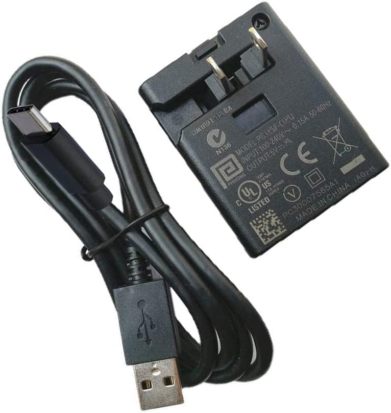 Полнач за адаптер 5V AC/DC адаптер + кабел за полнење на кабел за напојување USB-C Компатибилен со Bodypulse LY-675A LY675A PURO 2.0 мускуларна