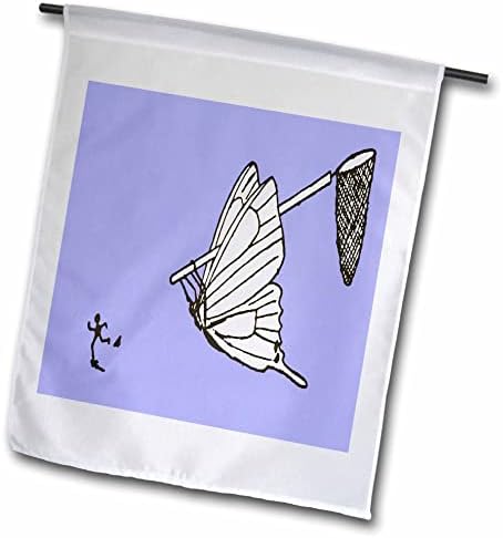 3дроза Цртан Филм На Пеперутка Фаќање На Човечки Знамиња