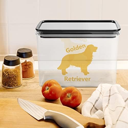 Златен Ретривер Контејнер За Складирање Храна Пластични Јасни Кутии За Складирање Со Капак За Заптивка