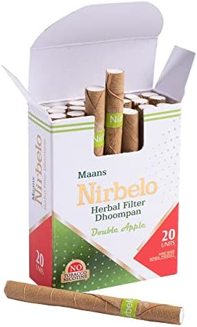 Nirbelo Herbal Cirgette тутун бесплатно и никотин бесплатно за откажување од пушење и алтернативни 20 цигари на природата - Пакет