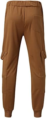 Панталони за џогери на Nyybw Mens joggers - Обични теренски тренинзи за боди -билдинг панталони удобни тенки вклопувани џемпери
