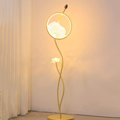 Ydjbj Кинеска подни ламби, ретро зен, тивок ветер, креативен и едноставен, дневна соба, спална соба, студија, вертикална софа ламба