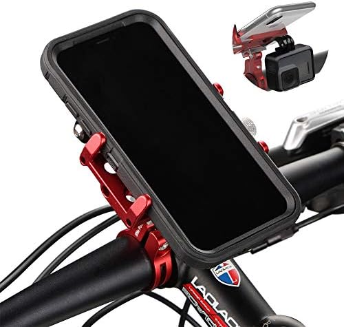 Телефонски држач за велосипеди за велосипед и моторцикл држач за велосипеди со акциони монтирање на камера компатибилен со моделите на камера