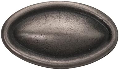 Босети Марела 100497.19 Овални Месинг Копче, 1.38-Инчен од.83-Инчен, Старо Железо