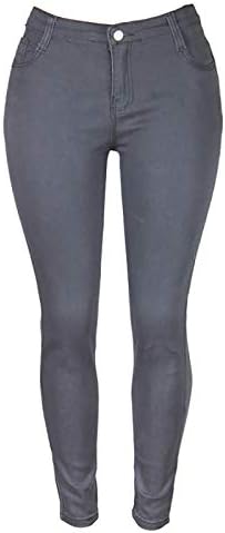Нова насока на панталони женски фармерки плус големина модни обични пантолони со моливи класичен тексас