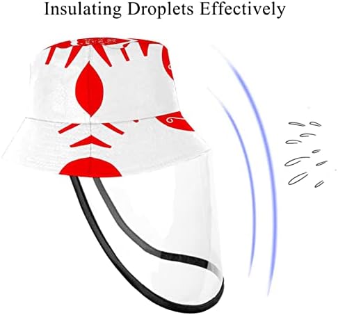 Заштитна Капа за возрасни со Штит За Лице, Рибарска Капа Против Сонце, Цртан Филм Мелиса Мед Пролет