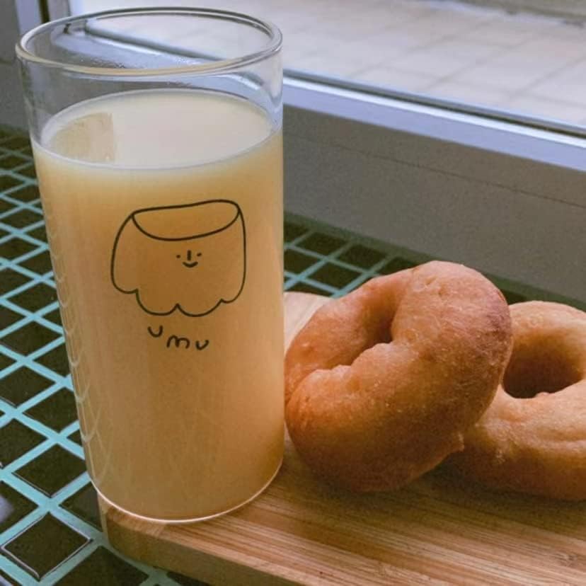 RQEVSNVK корејски Инс Супер Оган Ucu Пудинг Истата Чаша, Топлина Отпорни На Млеко Чаша, Појадок Чаша, Едноставен Корејски Креативни