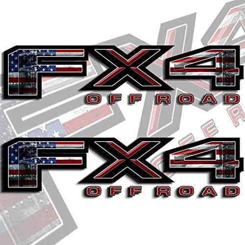Американско знаме FX4 САД Камион ДЕЦАЛ се постави Патриотско издание надвор од патот
