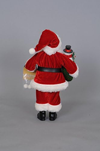 Карен Дидион Оригинали Снежен човек Дедо Мраз, 13 инчи - рачно изработени украси за Божиќни празници и колекционери