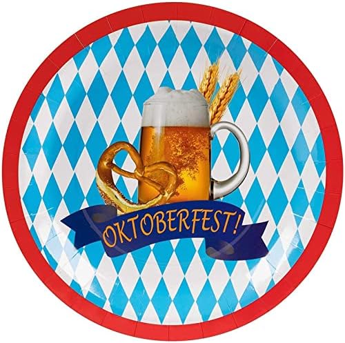 Јувале Октоберфест Партиски Плочи, Баварско Знаме И Дизајн На Пиво