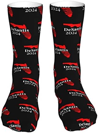 Kadeux desantis 2024 чорапи атлетски чорап новини случајни чорапи унисекс чорапи спортски чорапи за мажи жени