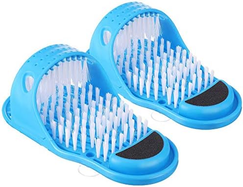 Luiton 2 пакувања за мешање на нозе чистач за чистење на нозе чистач за миење садови за туш спа -маса масажа под подот за ексфолијација на