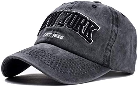 Бејзбол капа ново-јајорк вознемирен-прилагодлив-лента-измиен Twill Dad Hat Unisex