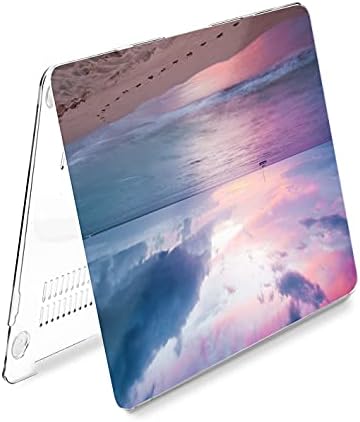 Cavka Хард Случај Компатибилен За MacBook Pro 16 14 M2 2023 M1 Pro 13 2022 Воздух 13 2021 Мрежница 2020 Mac 11 Mac 12 Небото Океан Покрие