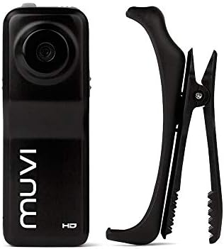 Veho Muvi HDZ Pro Micro Camcorder | HD | Рацете | Тело облечено | Акција камера | 1080@30fps | Печат на датум/време | Minidv | Црна