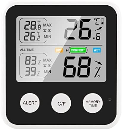 Мерач на дигитална температура и влажност на IRDFWH Мултифункционална табела за електронска температура и влажност на домаќинството