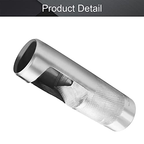 Utoolmart 30 mm тркалезна шуплива кожа занаетчиска алатка за занаетчиска алатка, тркалезна јаглеродна челик занаетчиска занаетчиска шуплива дупка за удари, 1 персонални