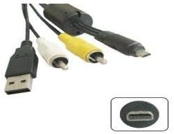 MPF производи CB-AVC7 CB-USB7 A/V аудио видео и USB Податоци за кабел за замена на кабелот, компатибилна со Изберете дигитални камери