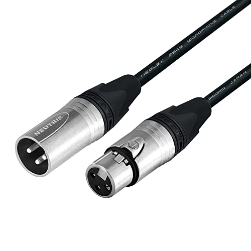 Најдобри кабли во светот 6 единици - 50 стапала - Балансиран микрофон кабел, направен со употреба на жица Mogami 2549 и Neutrik NC3MXX & NC3FXX