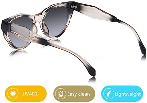 Хоерм Очила За Сонце За Мачки За Жени, Заштита ОД УВ400, Дизајн На Крој На Аспект, Совршен За Мода И Секојдневно Носење