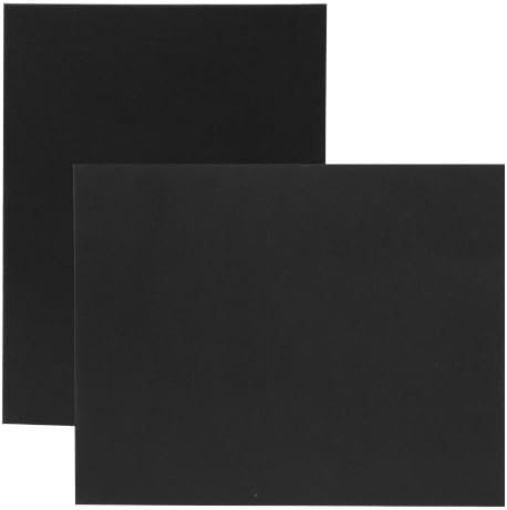Папка за фотографии со картон - 5x7 - пакет од 100 црни / златни