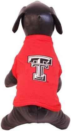 NCAA Тексас Техника Црвен Индијана онс, памук, памук Ликра, резервоар за кучиња, х-мал