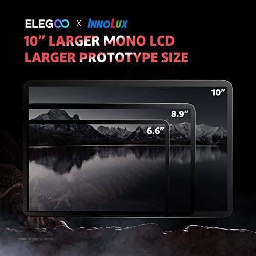 Elegoo Saturn 2 MSLA 3D печатач и Elegoo Standard 3D смола за печатач сива 1000g