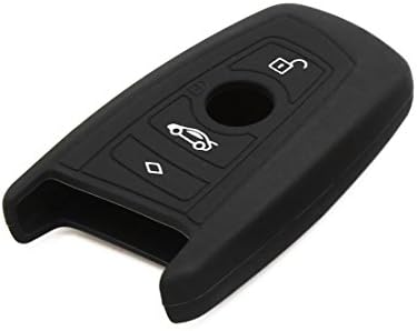 UXCELL 2PCS гумен автомобил далечински клуч за далечински клуч Заштитно црно за BMW X3 X5 X6 5 серии