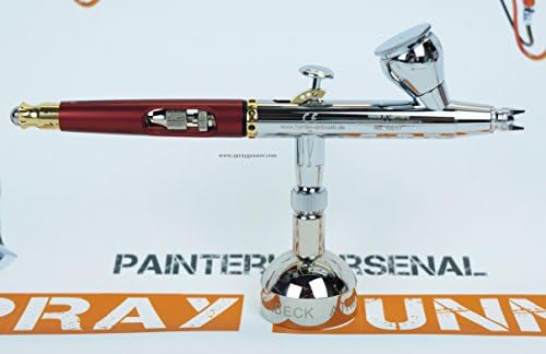 Harder & Steenbeck Infinity CR Plus 2in1 Airbrush 2 чаши со капаци 126544 со бонус од Spraygunner