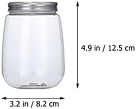 Кабилок Стаклени Шишиња Со Вода 10 парчиња Шишиња За Еднократна Употреба Шишиња За Пијалоци Шишиња За Пиење Пијалоци Јасни Контејнери За Млеко