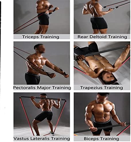 SDFGH вежба за отпорност на тренингот Јога Еластична лента за надградба на лента за обука поставена фитнес опрема пилатес вежба за боди