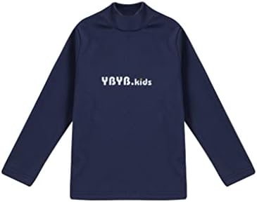 Yuumin Kids Момчиња Девојки со долги ракави пулвер Топ основен слој маица маица теми меки термички кошули