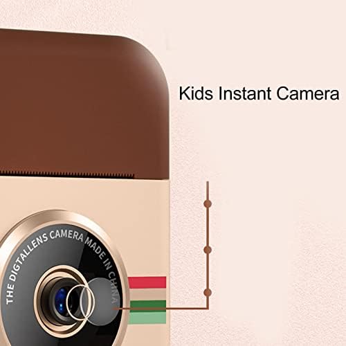 Детска Камера За Инстант Печатење, 2.4 Во 1080p Фото Печатење ВИДЕО HD Инстант Камера со 6 Ролни Хартија За Печатење За Бојд Девојки
