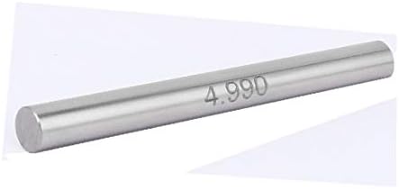 X-DREE 4,99 mm Dia +/-0,001 mm Толеранција GCR15 Цилиндричен Игла Мерач Мерач Мерење Алатка (4,99 mm Dia + / - 0,001 mm Толеранција