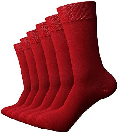 N/A мажи црвени чорапи со дишење Чорапи за деловни фустани