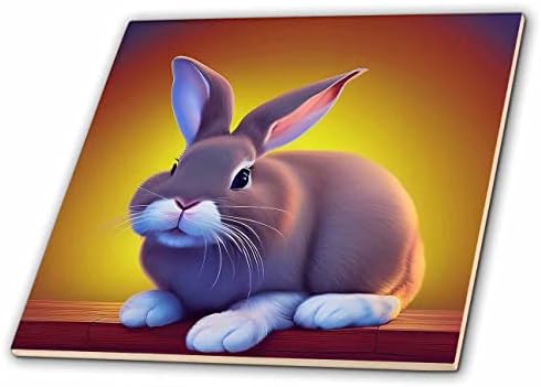 3дроза Симпатична Симпатична Зајаче. 2023 година е година на зајакот. Новогодишен подарок-Плочки