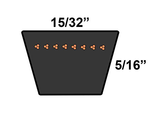 D&D PowerDrive 3837810 GMC General Motors Corp Replate Remt, 15, 1 -band, должина од 35,07 , гума