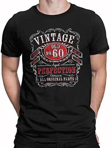 Texas Tees Tshirt за 60 -ти роденденски мажи, 60 роденденски кошули 1962 гроздобер кошула