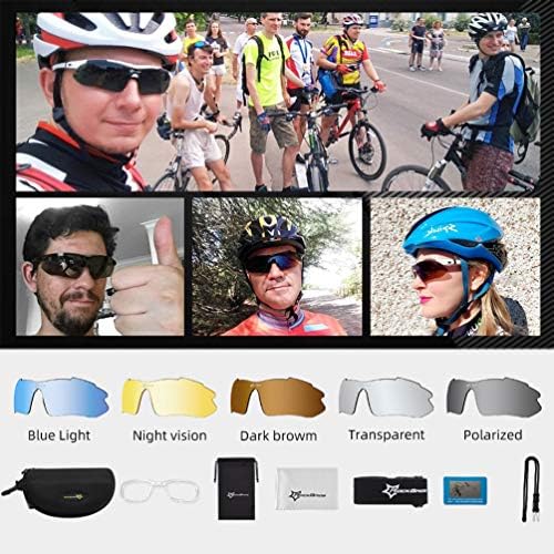 РОКБРОС Поларизирани Спортски Очила ЗА Сонце Ув Заштита Велосипедски Очила На Отворено
