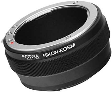 Адаптер за монтирање на леќи FOTGA за Nikon F AI AIS монтирање на леќи до Canon EOS EF-M Mount M M2 M3 M5 M6 II M10 M100 M100 M200 Без огледала