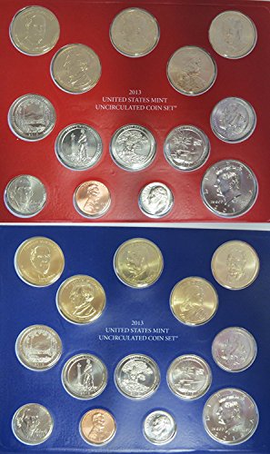 2013 P D US MINT MINT Set 28 монети во оригинално пакување брилијантно нециркулирано