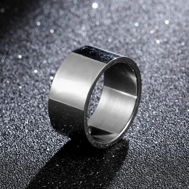 Колезо 316L 4мм ringsвони мал бенд прстен за мажи и жена модна сребрена опашка прстен-80265