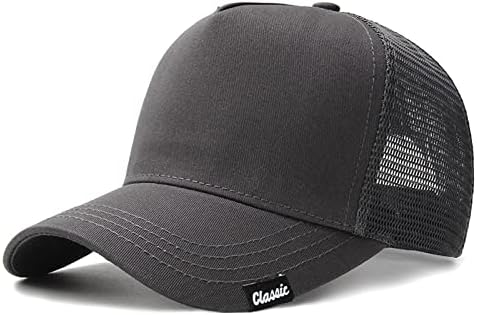 HADM Oversize XXL Бејзбол мрежни капачиња капа за големи глави 23,6 -25,6 Поголема капа за камионџии прилагодливи за спорт на отворено